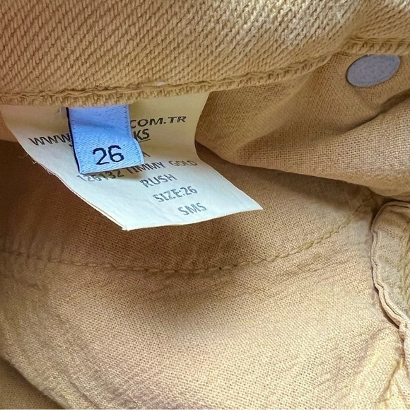 NWT BOYISH FREE PEOPLE 90s Rigid Denim High Rise Button Fly Straight Leg Jean 26 - Picture 6 of 7